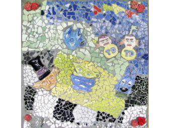 2010-2011  'Alice' Mosaic Mural